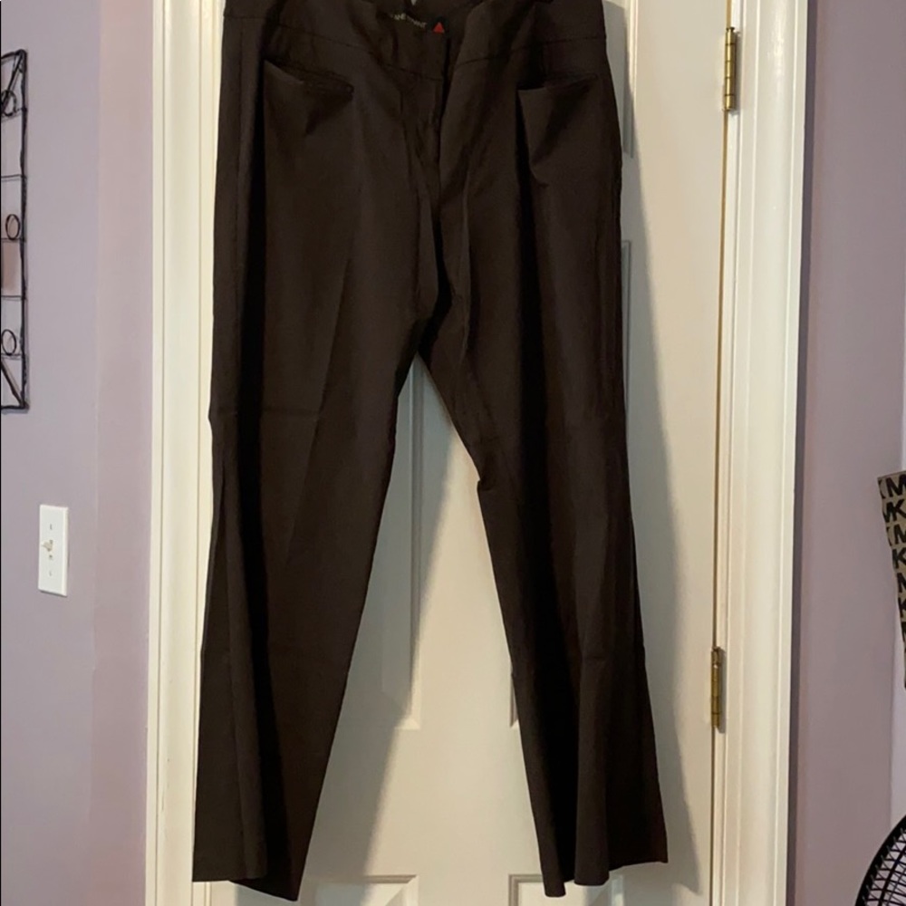 Lane Bryant brown bootcut dress pants
